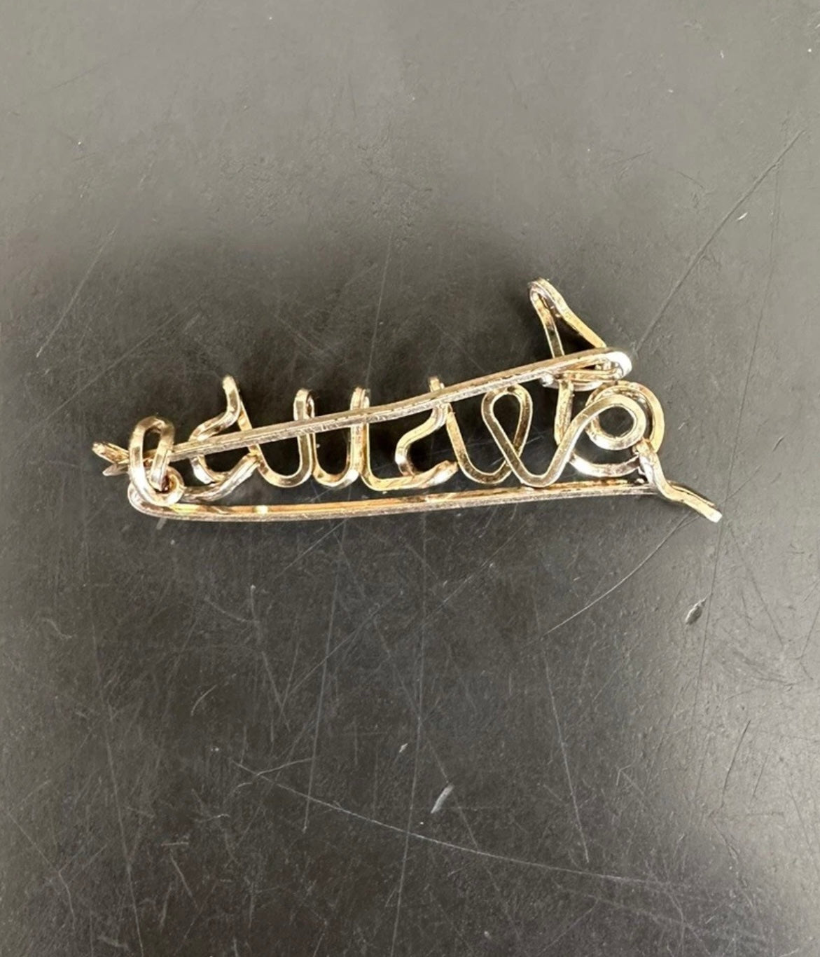 Vintage 1940’s WWII Era Sweetheart Pin - ‘Jesus’