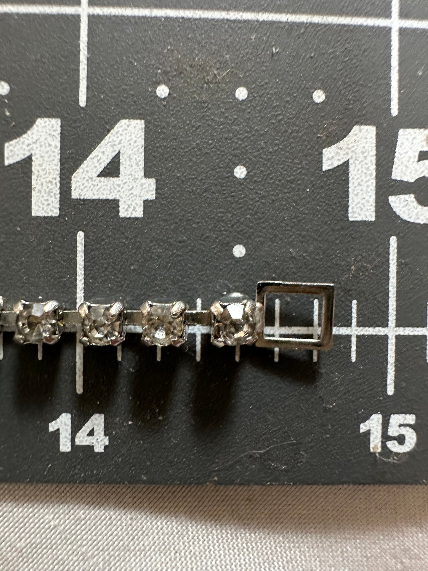 Vintage 1950’s Era Mid-century Rhinestone Choker Necklace