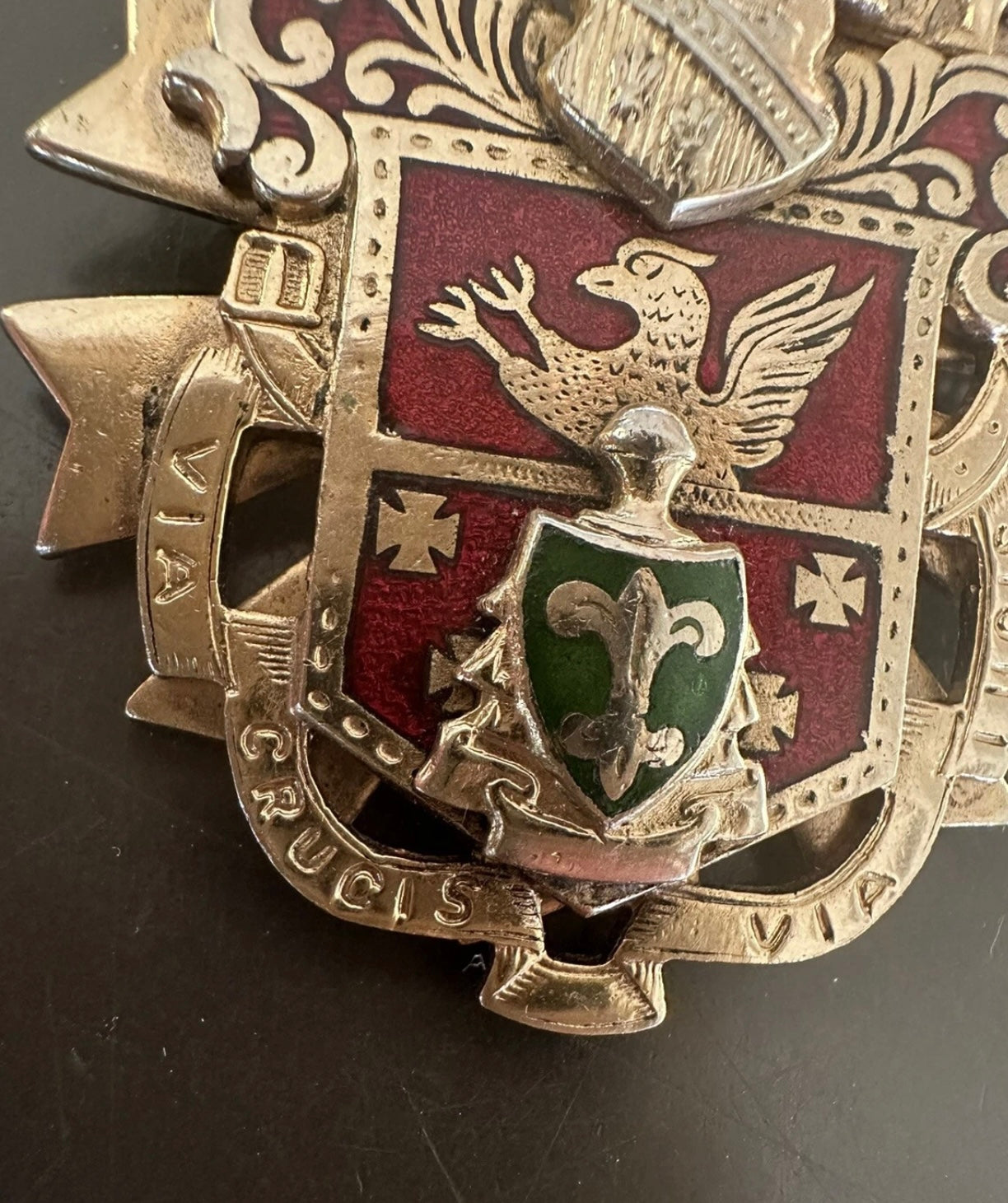 Rare Vintage Via Cruis Via Lucis Pin