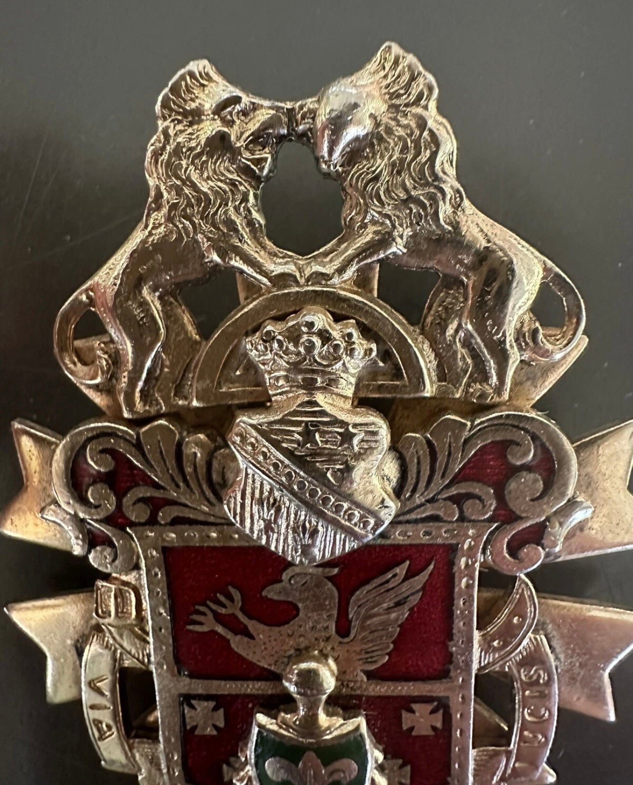 Rare Vintage Via Cruis Via Lucis Pin