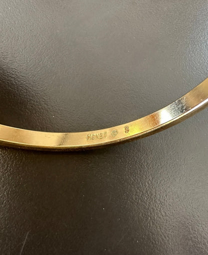 Vintage Signed Monet Goldtone Bangle Bracelets