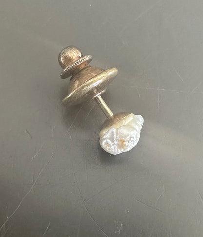 Vintage River Pearl Tie Tack Lapel Pin