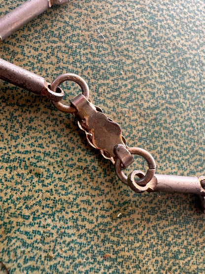 Mid-century Choker Necklace With Coro Style And Dupree Style Chain And Clasp