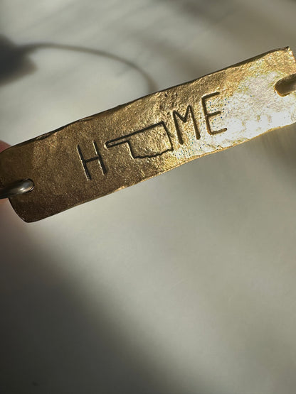 Gold And Silver Oklahoma Home Bangle Bracelet By Julio