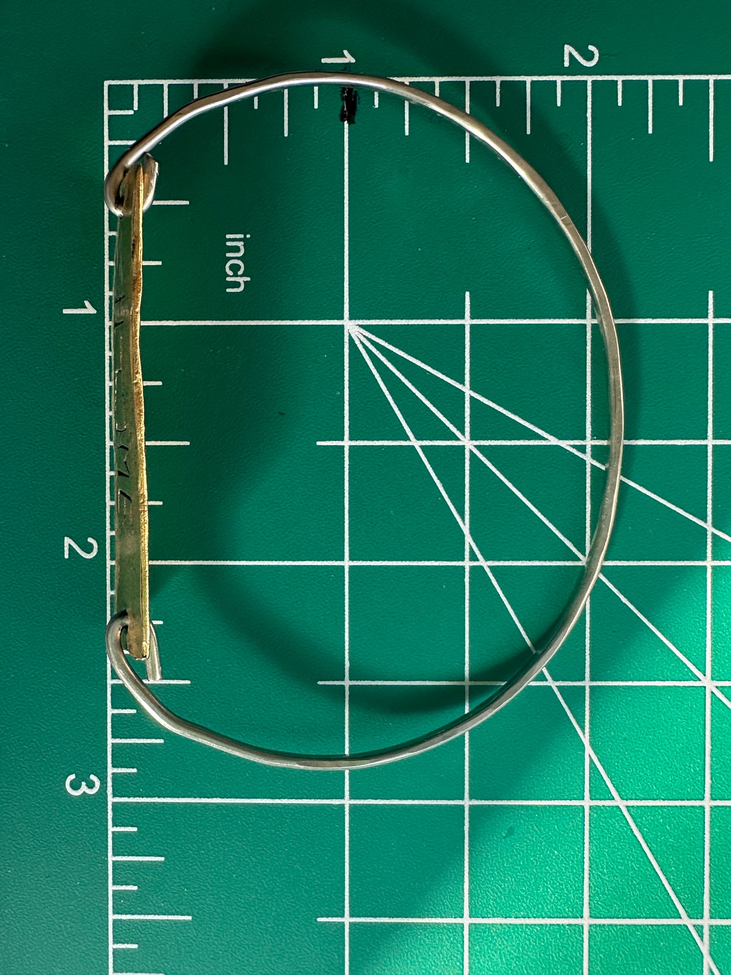 Gold And Silver Oklahoma Home Bangle Bracelet By Julio